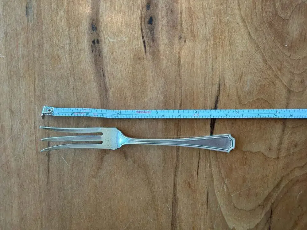 Durgin Antique Sterling Silver Lemon Fork 4.5